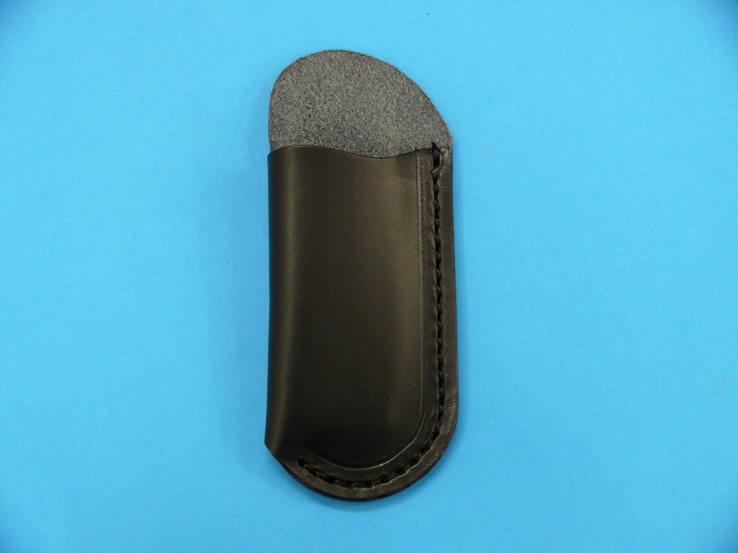 Leder-Stecketui aus schwarzem Blankleder für MSP Axis Lock Companion